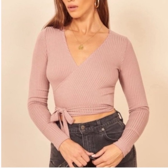 Reformation Tops - Reformation Wrap Top